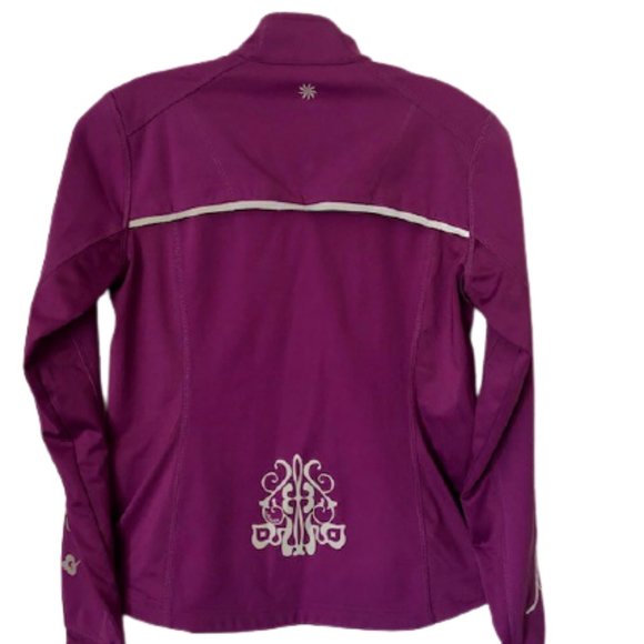 Athleta Purple/Lime Vented Jacket Reflective Details - XS - Picture 3 of 13